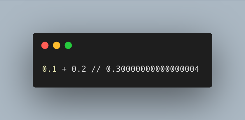 javascript floating point operation error code