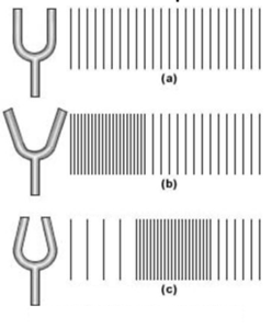 tuning fork compression and rarefaction